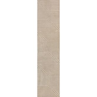 Jonathan Y Designs Odense High-Low Minimalist Angle Geometric Indoor/Outdoor Area Rug in Beige/cream at Nordstrom, Size 3Ft 0In X 5Ft 0In