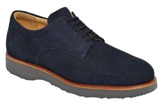Samuel Hubbard Mens Bucks Oxford Shoe In Navy