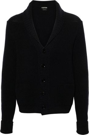 Tom Ford shawl cashmere cardigan - men - Cashmere - 56 - Blue