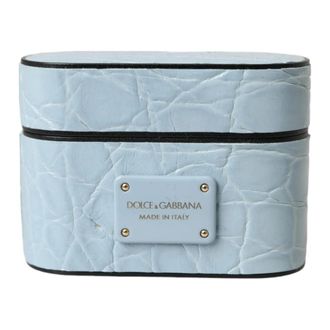 Dolce & Gabbana Phone Accessories, female, Blue, Size: ONE SIZE Airpods Case