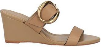 Farm Rio MOCHA BUCKLE WEDGE SANDAL