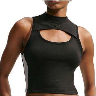 Nike (WMNS) Nike x Naomi Osaka Tight Mod-Cropped Tank Top Black White IO5807-010
