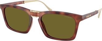 Coach HC8455 CDP54 5774/2 Mens Sunglasses Tortoiseshell Size 56