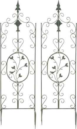 Clp Clp - Set De 2 Soportes Para Enredaderas Burgus Verde Antiguo