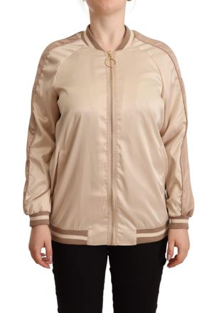 Twin-Set Twinset Bomber Full Zip Long Sleeves Polyester Womens Jacket (Pre-Owned)
