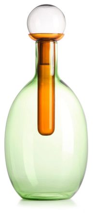 IVV chemical green borosilicate bottle amber vial gray cap h-32.5 cm