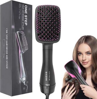 OEM Piastra Per Capelli 2 In 1 Da 1200 W Con Funzione Asciugacapelli, Lisciante E Soffiatore DAria, Utilizzabile Sia Su Capelli Asciutti Che Bagnati