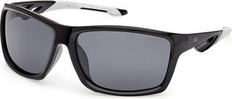 Skechers SE00186 Polarized 01D Mens Sunglasses Black Size 64