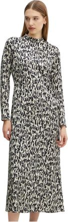 Marc O'Polo Midi jurk met print - Dames - Casual kleedjes - Veelkleurig - XS - Kleedjes