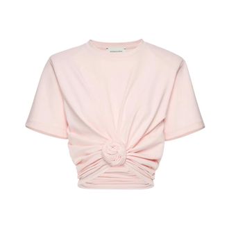 Magda Butrym Tops, Dames, Roze, S, Vrouwelijk Roze T-shirt