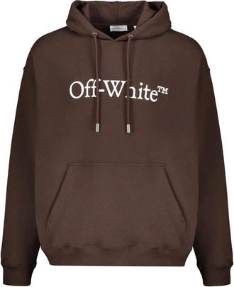 Off-white Logo Sweatshirt - Heren - Hoodies - Bruin - XL - Katoen - Hoodies & sweatvesten