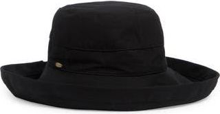 Scala Cloth UPF 50+ Hat in Black at Nordstrom Rack
