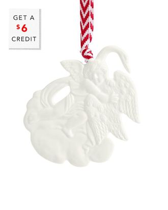 Wedgwood Christmas Ornament: Cherub Sabriel With $7 Credit