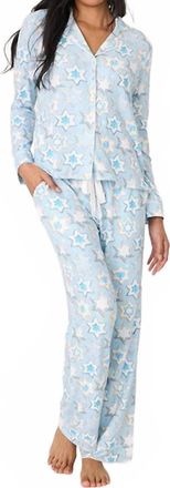 PJ Salvage You Had Me At Shalom Pajama Set In Light Sky