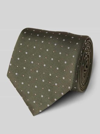 HUGO BOSS Krawatte aus Seiden-Mix in Oliv, Größe 1