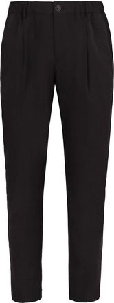 Herno Straight Trousers, male, Blue, Size: XL Slim Fit Chino Trousers with Pockets