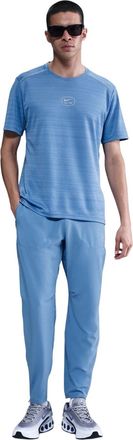 Nike Sport-T-shirt voor heren, normale pasvorm (Blauw)