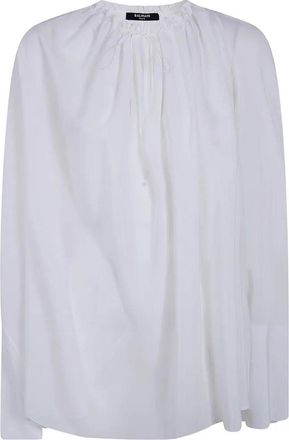Balmain Fluid Crepe Blouse