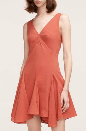 Rebecca Taylor Cotton Voile Godet Dress