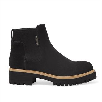 Eddie Bauer Womens Bellingham Chelsea Waterproof Casual Boots In Black
