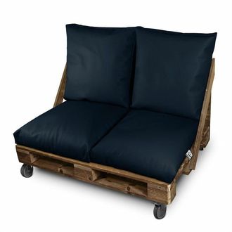 Happers Cojín Multiusos Suelo o Respaldo o Asiento para Palets Exterior Azul Oscuro Happers 60x80 (1 unidad) Azul Oscuro