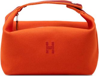 Hermès Trousse Bride a Brac grande in tela Toile 2021-2025 - Arancione