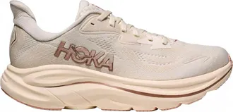 Hoka One One Womens Clifton 10 Shoes In Alabaster / Rose Gold
