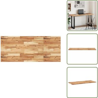 vidaXL The Living Store Piano da Bagno Finitura a Olio 120x60x2 cm in Legno di Acacia - Piano da bagno in acacia