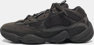 adidas Black Mesh Suede And Leather 500 Utility Black Sneakers Size 43 1/3