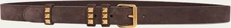 Valentino Garavani Rockstud Suede Belt, 30mm