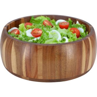 MegaChef 9.75 Inch Acacia Wood Salad Bowl at Nordstrom