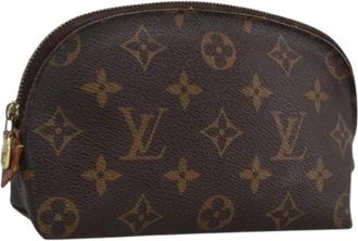 Louis Vuitton Pre-owned Clutches, female, Brown, Size: ONE SIZE Pre-owned Pouch