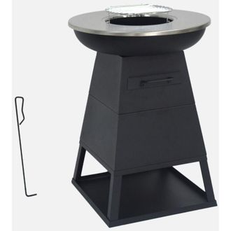 Sweeek Braciere barbecue con spazio di stoccaggio, &Oslash;59cm