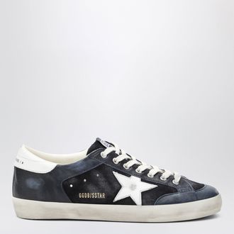 Golden Goose Sneakers Super-Star blu(bianca in pelle e suede