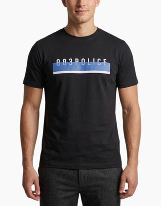 883 Police Mens 883 Police Mens T Shirts Bodmin Tee - Black - Size: 42