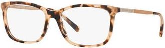 Michael Kors 52mm Rectangle optical glasses in Tortoise at Nordstrom