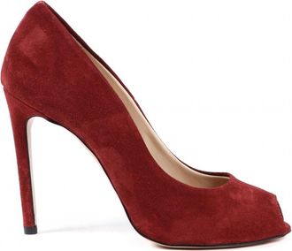 19V69 19V69 Womens Pump Open Toe Bordeaux 303 CROSTA BORDO Leather - Size UK 3