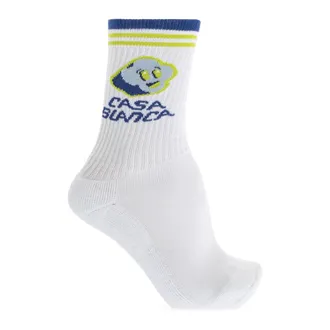 Casablanca Socks, male, White, Size: M Socks with logo
