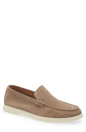 BOSS Sienne Moc Toe Loafer in Medium Beige at Nordstrom, Size 9Us
