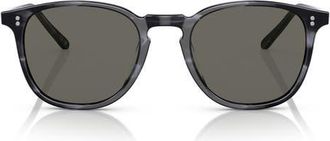 Oliver Peoples 50mm Finley 1993 Sun Phantos Sunglasses in Dark Blue Smoke /Carbon Grey at Nordstrom