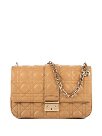 Dior Cannage-quilting chain shoulder bag - women - Calf Leather - One Size - Neutrals