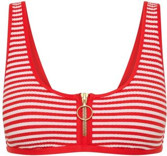 Seafolly Clubhouse Slide Tri Bikini-Top f&uuml;r Damen | rot/rosa