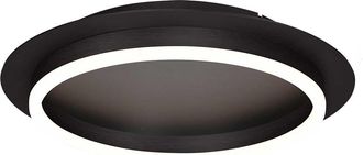 Steinhauer Steinhauer - Plaf&oacute;n - Ringlux - Negro - Metal - &Oslash; 32cm - Led