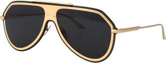 Dolce & Gabbana Stijlvolle zonnebril met model 0Dg 2309 - Heren - Zonnebrillen - Geel - 43 MM - Accessoires