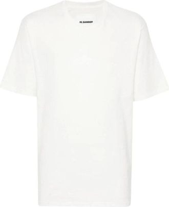 Jil Sander Dames, Tops, Wit, Maat: M Katoen