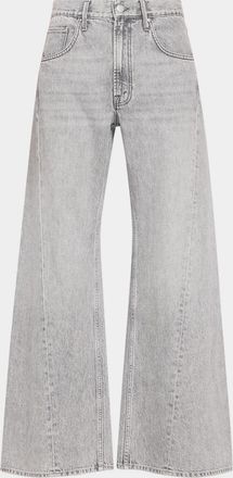 Mother The Lemon Twist Wide-Leg Jeans