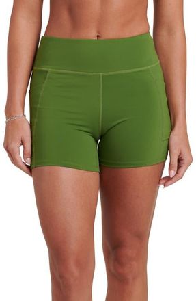 La Blanca Biker Shorts in Turf at Nordstrom, Size X-Small