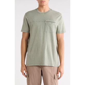 90 Degree by Reflex Ronan Acid Wash Cotton T-Shirt in Mountain Sage at Nordstrom Rack, Size Xx-Large