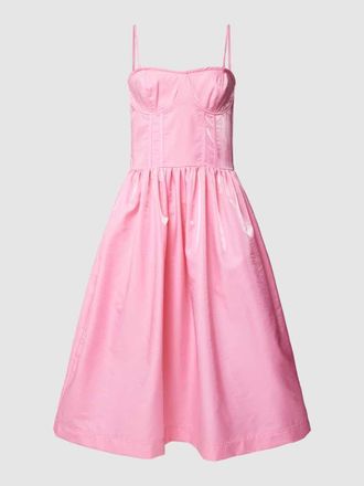 Stella Nova Kleid mit Spaghettitr&auml;ger Modell Montana in Pink, Gr&ouml;&szlig;e 36