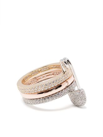 APM Monaco Drievoudige ring - Zilver